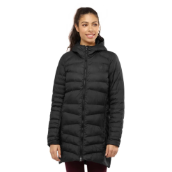 Fitness comercio -Fitness comercio abrigo salomon sight storm gris oscuro mujer 1