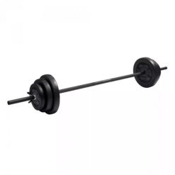 Barra Musculación Iron Gym Ajustable 20kg Barbell Set