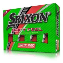 Bolas De Golf Srixon Soft Feel Brite Rojas