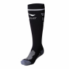 Calcetin De Compresion Largo Running Sportlast Negro Blanco -Fitness comercio calcetin de compresion largo running sportlast negro blanco
