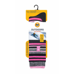Calcetines Heat Holders Core Ultra Lite Ski Negro Rosa Mujer -Fitness comercio calcetines heat holders core ultra lite ski negro rosa mujer 1