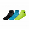 Calcetines Running Mizuno 3pk Amarillo Verde Negro -Fitness comercio calcetines running mizuno 3pk amarillo verde negro