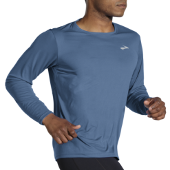 Camiseta Brooks Atmosphere Long Sleeve Azul Hombre -Fitness comercio camiseta brooks atmosphere long sleeve azul hombre 2