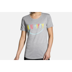 Camiseta Brooks Distance Sleeve Gris Mujer 7 Camiseta Brooks Distance Sleeve Gris Mujer -Fitness comercio camiseta brooks distance sleeve gris mujer 2