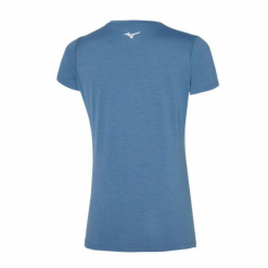 Camiseta Mizuno Impulse Core Tee Azul Mujer -Fitness comercio camiseta mizuno impulse core tee azul mujer 1