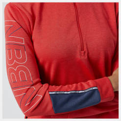 Camiseta New Balance Accelerate Pacer Half Zip Rojo Mujer -Fitness comercio camiseta new balance accelerate pacer half zip rojo mujer 3