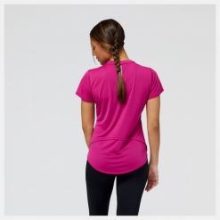 Camiseta New Balance Accelerate Short Sleeve Fucsia Mujer -Fitness comercio camiseta new balance accelerate short sleeve fucsia mujer 1