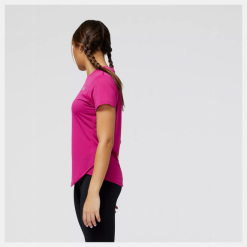 Camiseta New Balance Accelerate Short Sleeve Fucsia Mujer -Fitness comercio camiseta new balance accelerate short sleeve fucsia mujer 2
