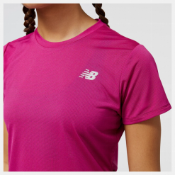 Camiseta New Balance Accelerate Short Sleeve Fucsia Mujer -Fitness comercio camiseta new balance accelerate short sleeve fucsia mujer 3