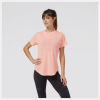 Camiseta New Balance Accelerate Short Sleeve Salmón Mujer -Fitness comercio camiseta new balance accelerate short sleeve salmon mujer