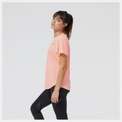 Camiseta New Balance Accelerate Short Sleeve Salmón Mujer -Fitness comercio camiseta new balance accelerate short sleeve salmon mujer 2