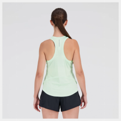 Camiseta New Balance Accelerate Tank Verde Mujer -Fitness comercio camiseta new balance accelerate tank verde mujer 1