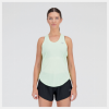 Camiseta New Balance Accelerate Tank Verde Mujer -Fitness comercio camiseta new balance accelerate tank verde mujer