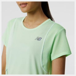 Camiseta New Balance Printed Fast Flight Verde Mujer -Fitness comercio camiseta new balance printed fast flight verde mujer 4