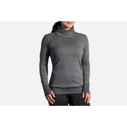 Camiseta Running Brooks Notch Thermal Gris Mujer