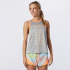 Camiseta Running New Balance Printed Fast Flight Gris Mujer -Fitness comercio camiseta running new balance printed fast flight gris mujer