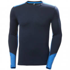 Camiseta Termica Merino Helly Hansen Marino/royal Hombre