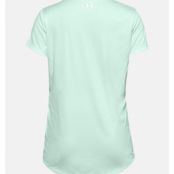 Camiseta Under Armour Tech Graphic Big Logo Verde Agua Niña -Fitness comercio camiseta under armour tech graphic big logo verde agua nina 1