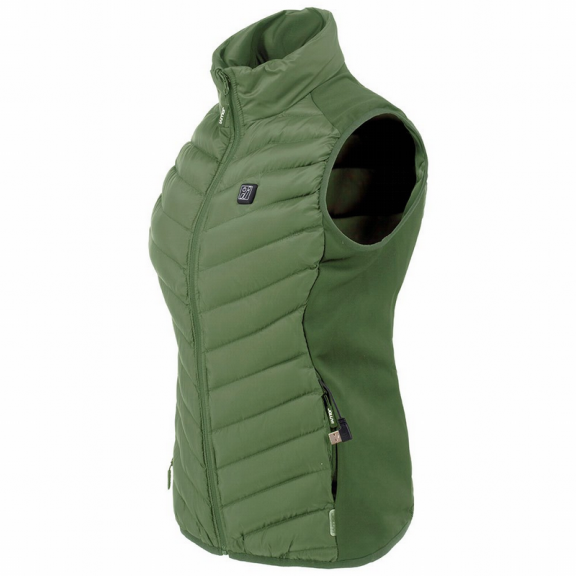 Chaleco Calefactable Joluvi Heat + Bateria Verde Mujer 3 Chaleco Calefactable Joluvi Heat + Bateria Verde Mujer