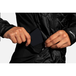 Chaqueta Brooks Shield Hybrid Mujer Negra -Fitness comercio chaqueta brooks shield hybrid mujer negra 2