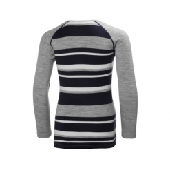 Conjunto Térmico Helly Hansen Merino Mid Gris/negro Junior -Fitness comercio conjunto termico helly hansen merino mid grisnegro junior 1