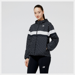 Cortaviento New Balance Reflective Print Accelerate Negro