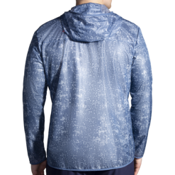 Cortavientos Brooks All Altitude Azul Print Hombre -Fitness comercio cortavientos brooks all altitude azul print hombre 1