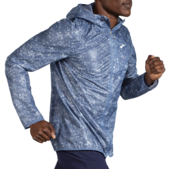 Cortavientos Brooks All Altitude Azul Print Hombre -Fitness comercio cortavientos brooks all altitude azul print hombre 2