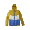 Cortavientos Running Brooks Canopy Jacket Ocre Blanco -Fitness comercio cortavientos running brooks canopy jacket ocre blanco