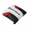 Funda Putter TaylorMade Spider Mallet Blanco Negro Rojo -Fitness comercio funda putter taylormade spider mallet blanco negro rojo