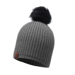Gorro De Lana Buff Adalwolf Gris Mujer