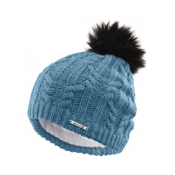 Gorro Lana Salomon IVY Beanie Azul Unisex 3 Gorro Lana Salomon IVY Beanie Azul Unisex
