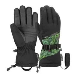 Guantes Esquí Reusch Demi R-Tex Negro Tropico Mujer -Fitness comercio guantes esqui reusch demi rtex negro tropico mujer 1