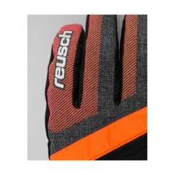 Guantes Esquí Reusch Duke Negro Naranja Junior -Fitness comercio guantes esqui reusch duke negro naranja junior 3