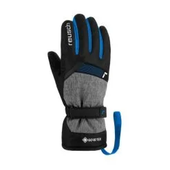Guantes Esquí Reusch Flash Gore-Tex Negro Azul Junior