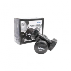 Juego Pesas Vinilo Softee 5kg X 2 Unidades