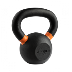 Wonder Core Kettlebell Wonder Care Power Coating 6kg Negro Naranja -Fitness comercio kettlebell wonder care power coating 6kg negro naranja 2