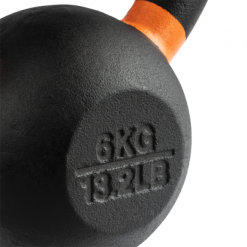 Wonder Core Kettlebell Wonder Care Power Coating 6kg Negro Naranja -Fitness comercio kettlebell wonder care power coating 6kg negro naranja 3