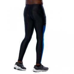 Malla Larga Mizuno Impulse Core Long Tight Negro Azul Hombre -Fitness comercio malla larga mizuno impulse core long tight negro azul hombre 1