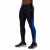 Malla Larga Mizuno Impulse Core Long Tight Negro Azul Hombre -Fitness comercio malla larga mizuno impulse core long tight negro azul hombre