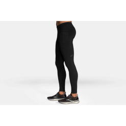 Malla Larga Running Brooks Source Tight Negro Hombre -Fitness comercio malla larga running brooks source tight negro hombre 2