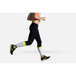 Malla Running Brooks Carbonite Negro Flúor Blanco Hombre -Fitness comercio malla running brooks carbonite negro fluor blanco hombre 2