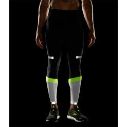 Malla Running Brooks Carbonite Negro Flúor Blanco Hombre -Fitness comercio malla running brooks carbonite negro fluor blanco hombre 3