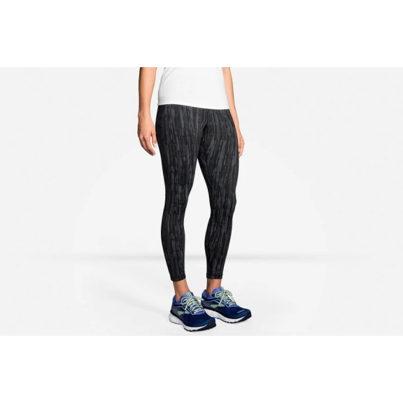 Malla Running Brooks Formation Compressive Crop Gris Mujer 4 Malla Running Brooks Formation Compressive Crop Gris Mujer - Imagen 2