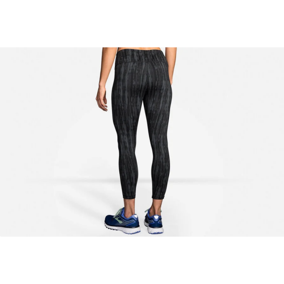 Malla Running Brooks Formation Compressive Crop Gris Mujer 5 Malla Running Brooks Formation Compressive Crop Gris Mujer - Imagen 3