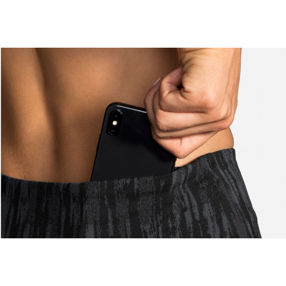 Malla Running Brooks Formation Compressive Crop Gris Mujer 7 Malla Running Brooks Formation Compressive Crop Gris Mujer - Imagen 5