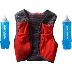 Mochila Trail Running Salomon Active Skin 8 Rojo -Fitness comercio mochila trail running salomon active skin 8 rojo 1