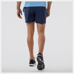 Pantalón Corto New Balance Accelerate 5" Azul Hombre -Fitness comercio pantalon corto new balance accelerate 5 azul hombre 1