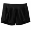 Pantalón Corto Running Brooks Chaser 5" Negro Mujer -Fitness comercio pantalon corto running brooks chaser 5 negro mujer