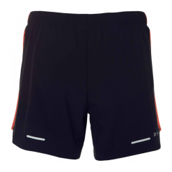 Pantalón Running Asics 5.5" Short Negro/rojo Mujer -Fitness comercio pantalon running asics 55 short negrorojo mujer 1